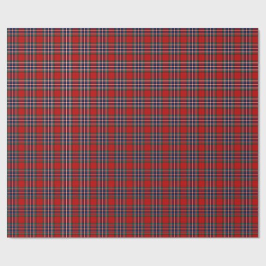 MacFarlane Red Tartan Geschenkpapier (Flach)