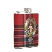 MacFarlane Tartan & Abzeichen Flachmann (Rechts)