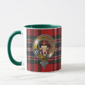 MacFarlane Tartan & Abzeichen Tasse (Links)
