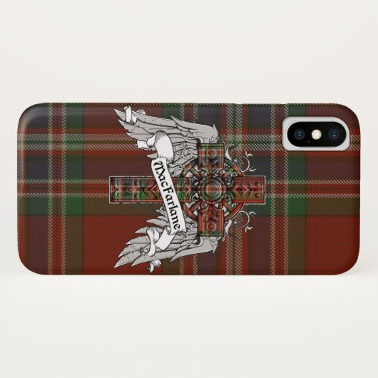 MacFarlane Tartan Cross Case-Mate iPhone Hülle (Rückseite (Horizontal))