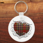 MacFarlane Tartan Heart Schlüsselanhänger (Vorderseite)