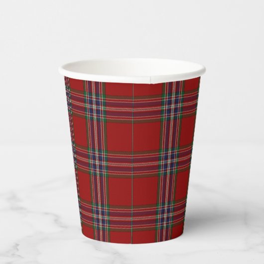 MacFarlane Tartan Kariert Paper Cups Pappbecher (Rechts)