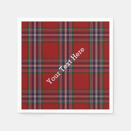 MacFarlane Tartan Kariert Paper Napkins Serviette (Vorderseite)