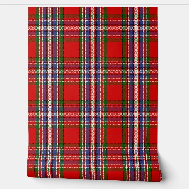 MacFarlane Tartan Kariert Scottish Clan Tapete (Abrollen)