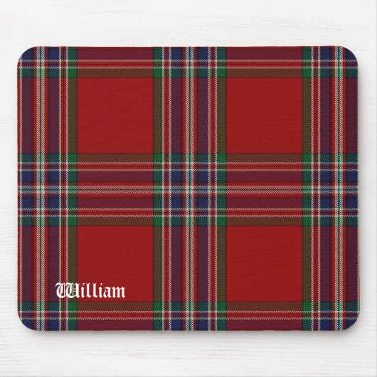 MacFarlane Tartan-karierte Mausunterlage Mousepad (Vorne)