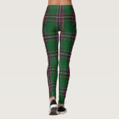 MacFarlane Tartan-kariertes Leggings-Grün Leggings (Rückseite)