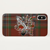 MacFarlane Tartan-Löwe Case-Mate iPhone Hülle (Rückseite (Horizontal))