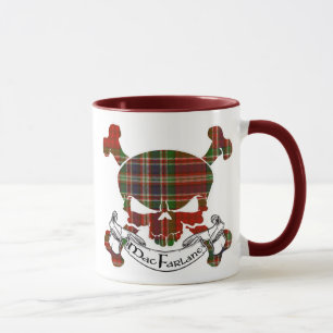 MacFarlane Tartan-Schädel Tasse