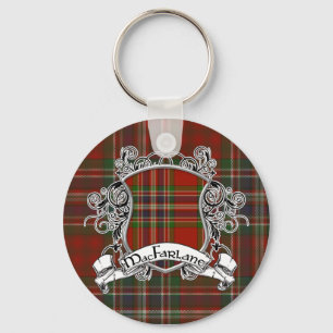 MacFarlane Tartan Shield Schlüsselanhänger
