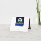 MacFarlane Tartan und Thistle Dankeschön-Karte Dankeskarte (Rückseite)