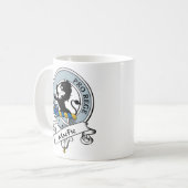MacFie Clan-Abzeichen Kaffeetasse (Vorderseite Links)