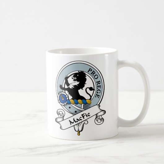 MacFie Clan-Abzeichen Kaffeetasse (Rechts)
