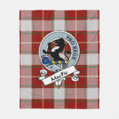 MacFie Clan Abzeichen Tartan Kariert Fleecedecke (Vorderseite)