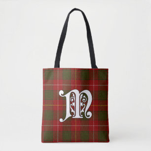 MacFie Clan Tartan Monogram Tasche