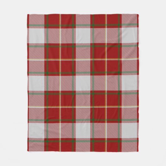 MacFie Kariert Fleecedecke (Vorderseite)