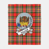 MacGill Clan Abzeichen Tartan Kariert Fleecedecke (Vorderseite)