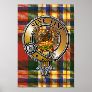 MacGill Tartan & Badge Poster