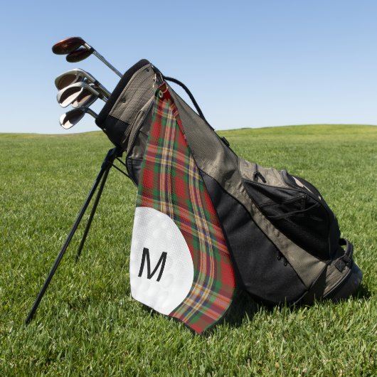 MacGill Tartan Kariertes Golfhandtuch (Gras)