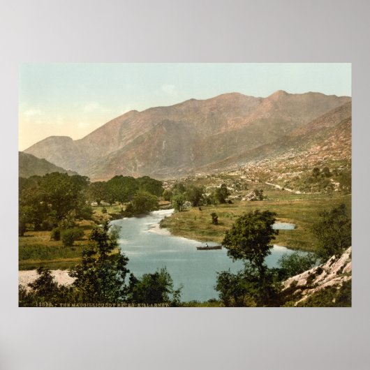 MacGillicuddy Reeks, Killarney, Landkreis Kerry Poster (Vorne)