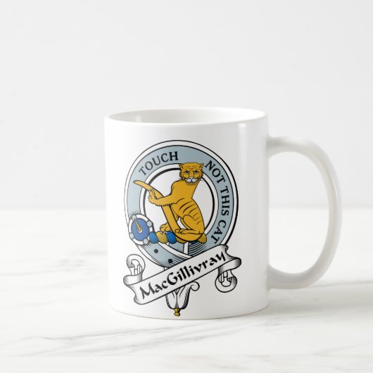 MacGillivray Clan-Abzeichen Kaffeetasse (Rechts)