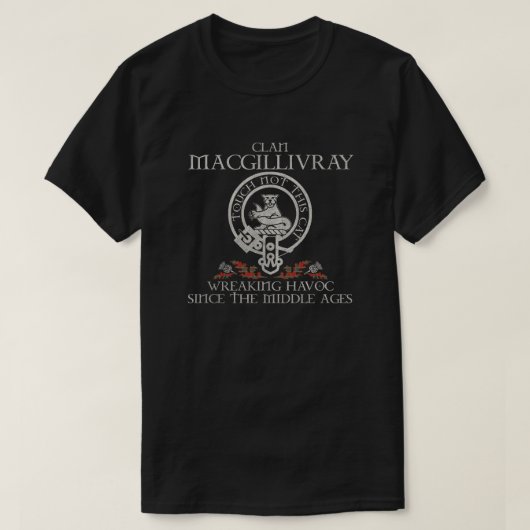 Macgillivray Clan Wappen Schottischer Nachname Th T-Shirt (Design vorne)