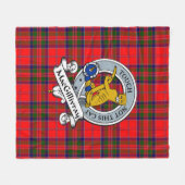 MacGillivray Modern Clan Abzeichen Tartan Kariert Fleecedecke (Vorderseite (Horizontal))