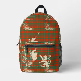 MacGregor Antikes Tartan Schottland Löwe Karte Kun Bedruckter Rucksack
