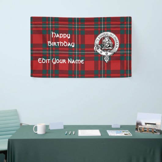 MacGregor Banner. Ändern von Name/Ereignis/H Banner (Messeveranstaltung)