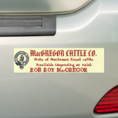MacGREGOR CATTLE CO. Autoaufkleber (Auf Auto)