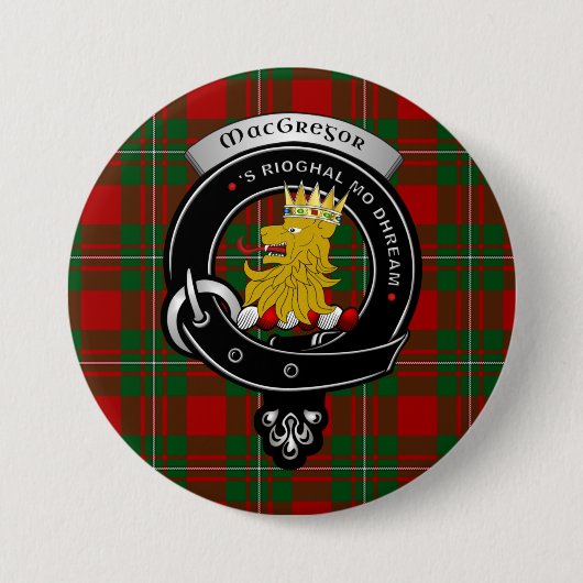 MacGregor Clan Abzeichen Buttons (Vorderseite)