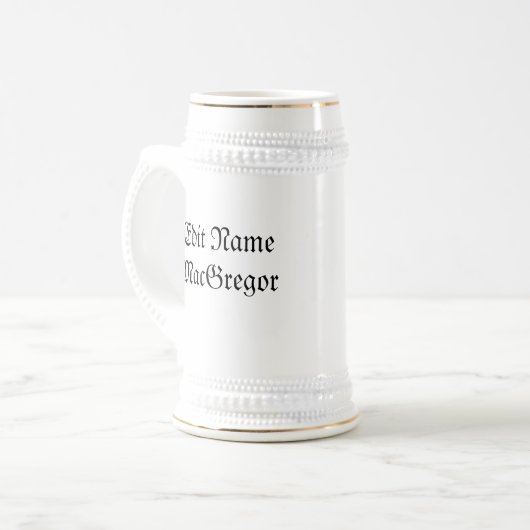 MacGregor Clan-Abzeichen (redigieren Sie bitte Bierglas (Vorderseite Links)