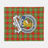 MacGregor Clan Abzeichen Tartan Kariert Fleecedecke (Vorderseite (Horizontal))