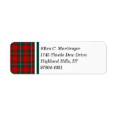 MacGregor Clan Red and Forest Green Tartan (Vorne)