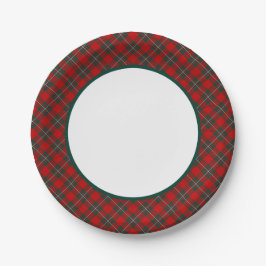 MacGregor Clan Tartan Border Pappteller