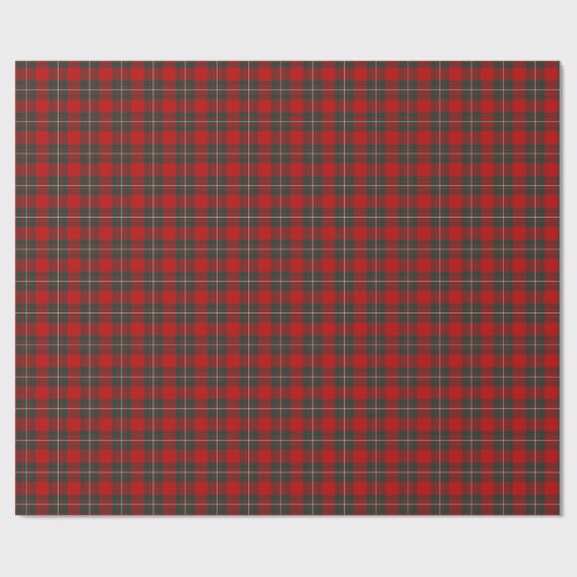 MacGregor Clan Tartan Geschenkpapier (Flach)