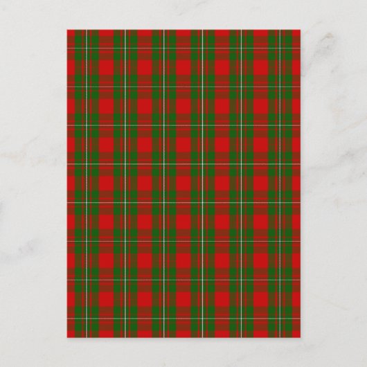 MacGregor-Clan-Tartan Postkarte (Vorderseite)