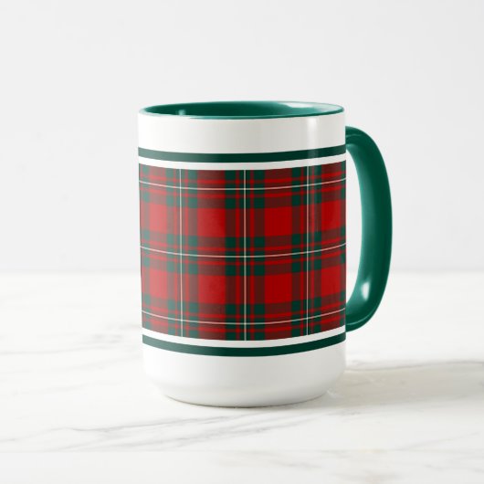 MacGregor Clan Tartan Tasse (VorderseiteRechts)
