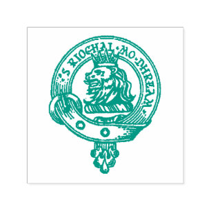 MacGregor Clan-Wappen-Briefmarke (wählen Sie Permastempel