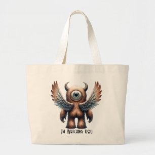 MacGregor - Ein mit Augen Monster - Custom Tote Ba Jumbo Stoffbeutel