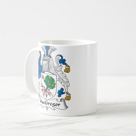 MacGregor Familienwappen Kaffeetasse (Vorderseite Links)