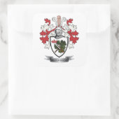 MacGregor-Familienwappen-Wappen Quadratischer Aufkleber (Tasche)