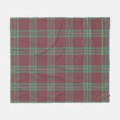 MacGregor Jagd-Alter Plaid Fleecedecke (Vorderseite (Horizontal))
