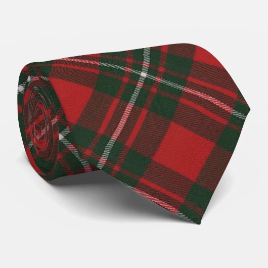MacGregor Modern Original Scottish Clan Tartan Krawatte (Gerollt)