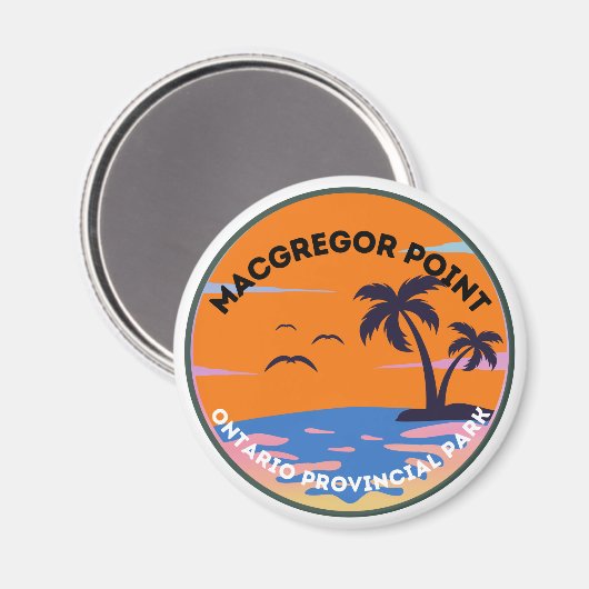 Macgregor Point Ontario Provincial Park Magnet (Vorderseite/Rückseite)