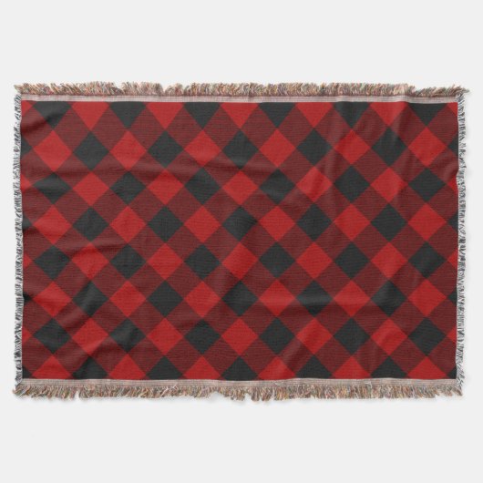 MacGregor | Rob Roy | Buffalo Kariert Red Tartan Decke (Vorderseite)