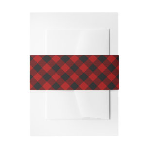 MacGregor Rob Roy Buffalo Kariert Red Tartan Einladungsbanderole