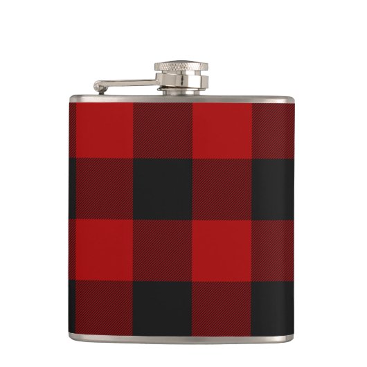 MacGregor | Rob Roy | Buffalo Kariert Red Tartan Flachmann (Vorderseite)