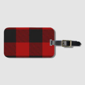 MacGregor | Rob Roy | Buffalo Kariert Red Tartan Gepäckanhänger (Vorderseite (Horizontal))