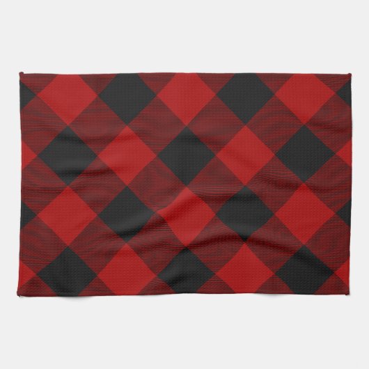 MacGregor | Rob Roy | Buffalo Kariert Red Tartan Geschirrtuch (Horizontal)
