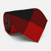 MacGregor | Rob Roy | Buffalo Kariert Red Tartan Krawatte (Gerollt)